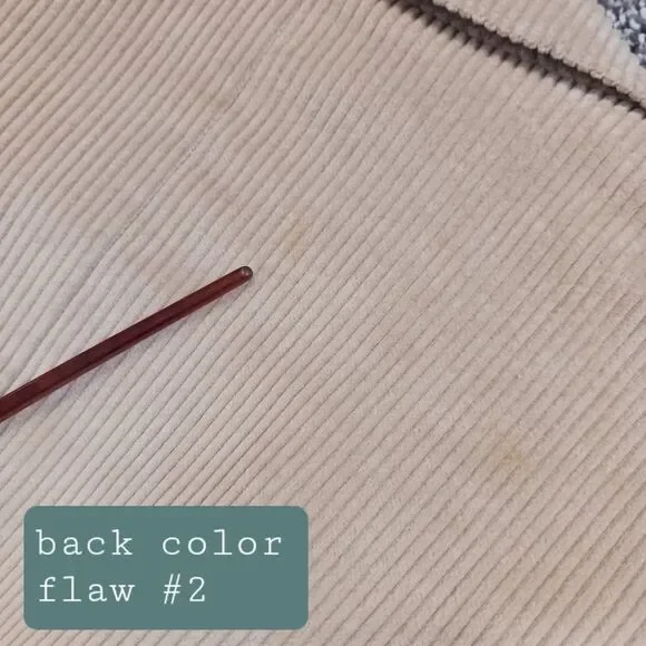 VINTAGE LEVI'S Corduroy Blazer Sport Coat Suede Elbows Two Button Tan Size 44L - Picture 14 of 16